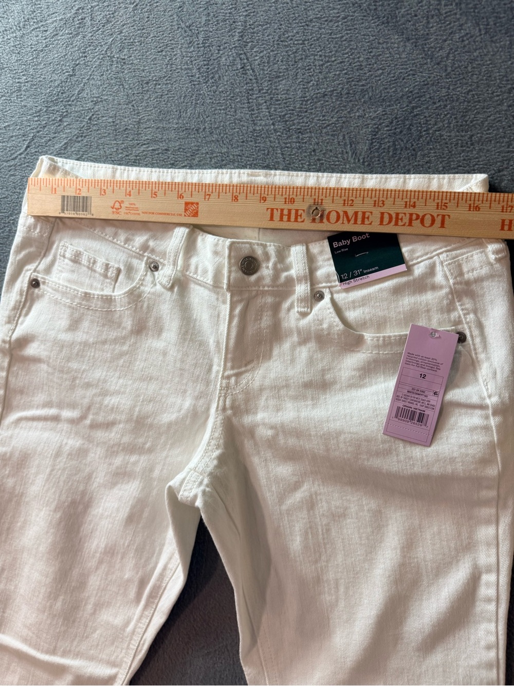 wild fable - White Baby Boot Jeans - Picture 9 of 11
